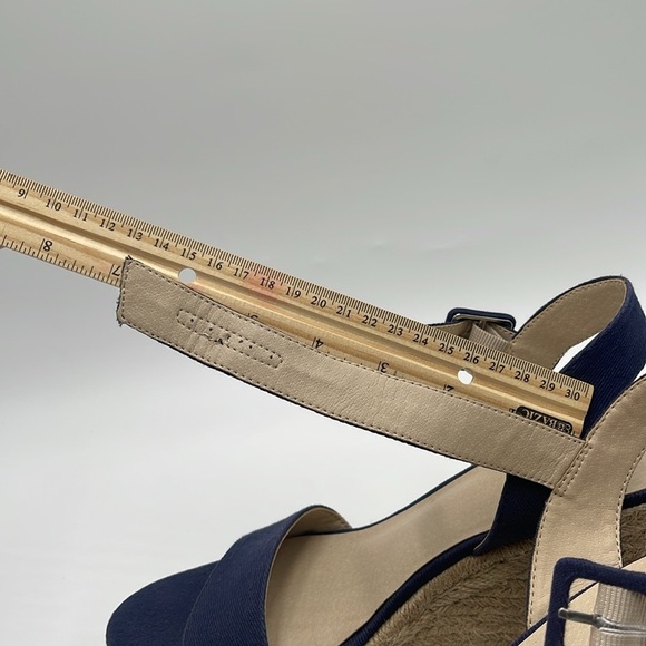 Life Stride Tango Wedge Sandal - Women’s Size 10 Navy Blue - Picture 7 of 11